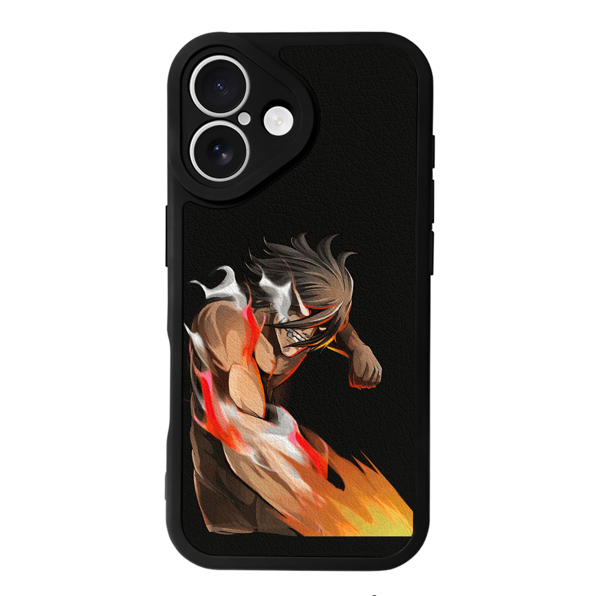 （画像用） 進撃の巨人 Attack on Titan 【iPhone 16シリーズ対応】シリコンスマホケース（レザー調） 材質：シリコン